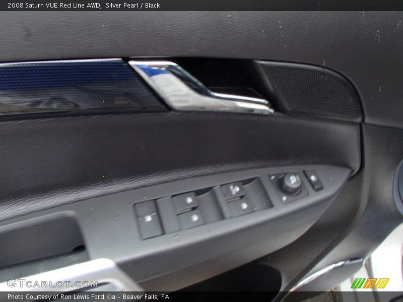 Silver Pearl / Black 2008 Saturn VUE Red Line AWD