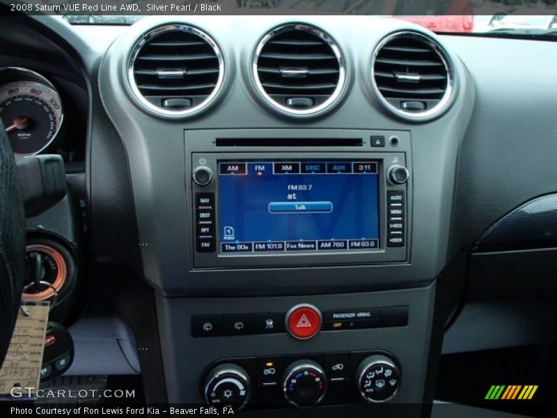Controls of 2008 VUE Red Line AWD