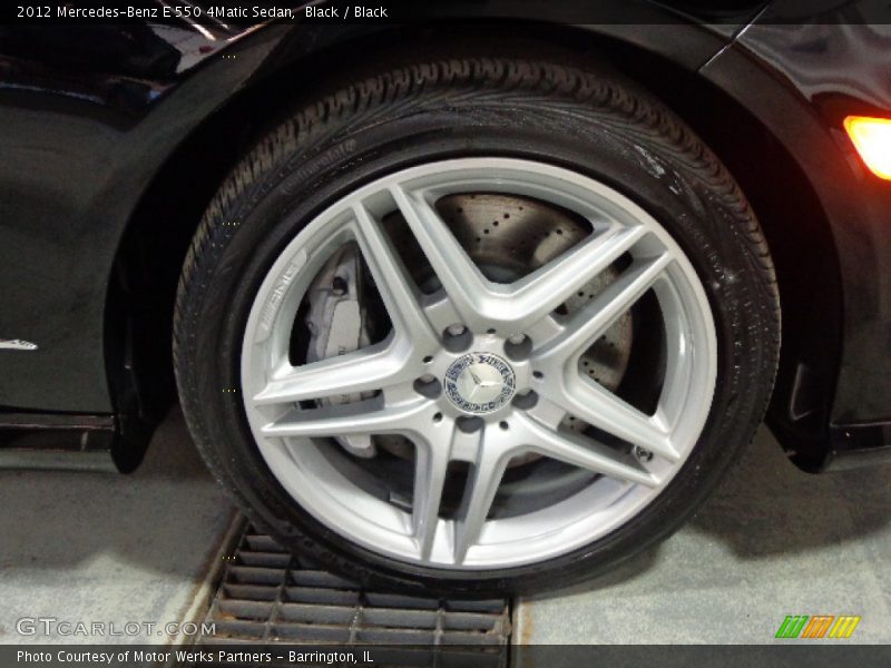 Black / Black 2012 Mercedes-Benz E 550 4Matic Sedan