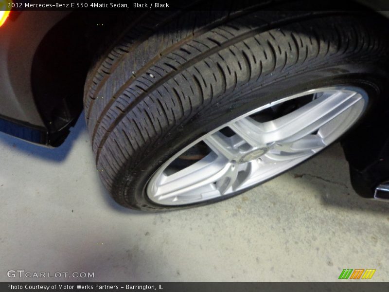 Black / Black 2012 Mercedes-Benz E 550 4Matic Sedan