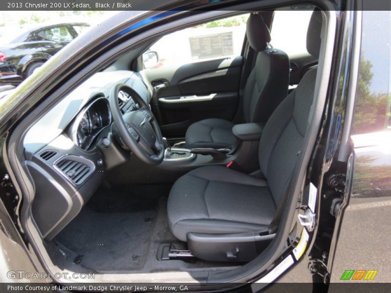 Black / Black 2013 Chrysler 200 LX Sedan