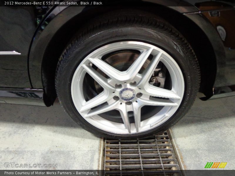 Black / Black 2012 Mercedes-Benz E 550 4Matic Sedan