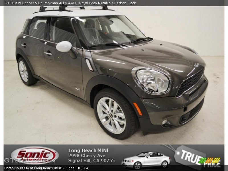 Royal Gray Metallic / Carbon Black 2013 Mini Cooper S Countryman ALL4 AWD