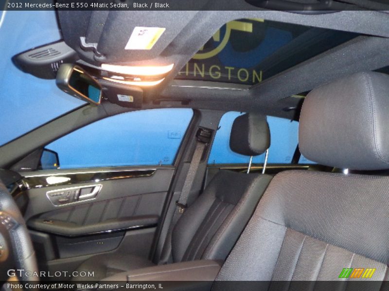 Black / Black 2012 Mercedes-Benz E 550 4Matic Sedan