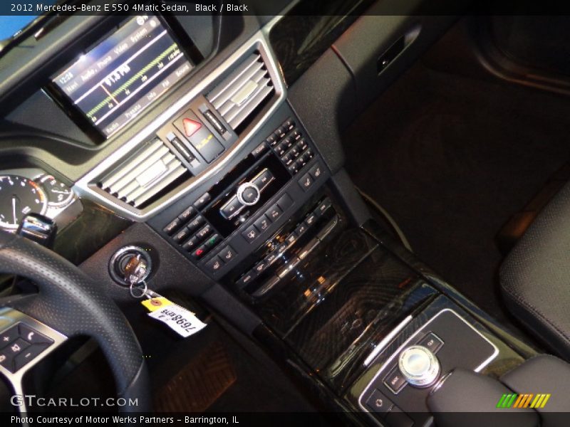 Black / Black 2012 Mercedes-Benz E 550 4Matic Sedan