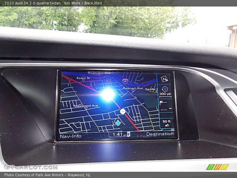 Ibis White / Black/Red 2010 Audi S4 3.0 quattro Sedan