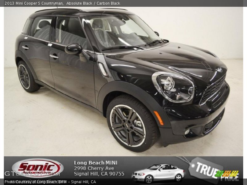 Absolute Black / Carbon Black 2013 Mini Cooper S Countryman