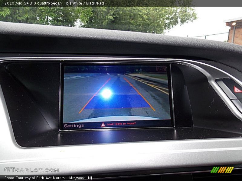 Ibis White / Black/Red 2010 Audi S4 3.0 quattro Sedan