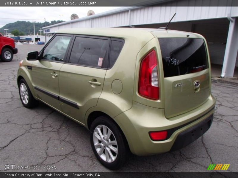 Alien Green / Black Soul Logo Cloth 2012 Kia Soul +