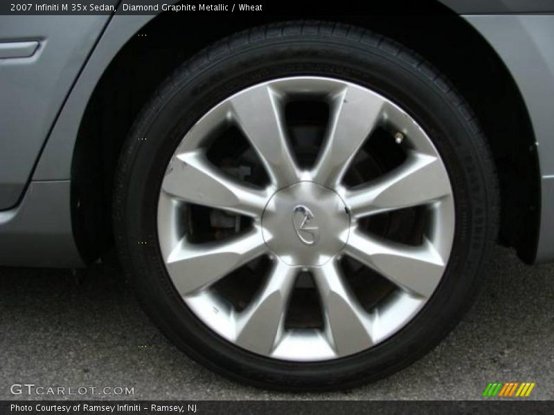 Diamond Graphite Metallic / Wheat 2007 Infiniti M 35x Sedan