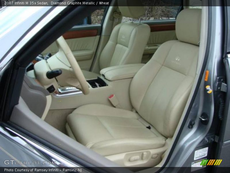 Diamond Graphite Metallic / Wheat 2007 Infiniti M 35x Sedan