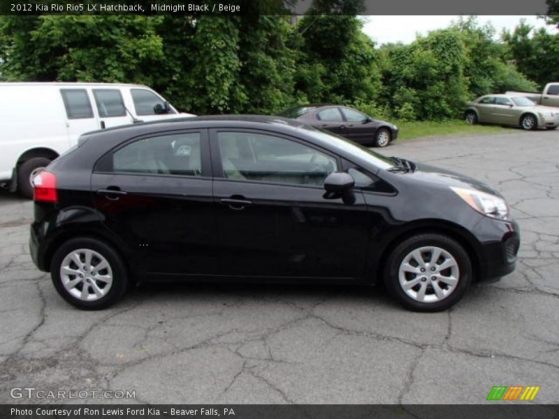 Midnight Black / Beige 2012 Kia Rio Rio5 LX Hatchback