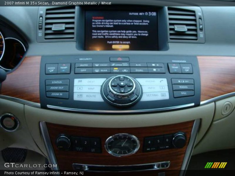 Diamond Graphite Metallic / Wheat 2007 Infiniti M 35x Sedan