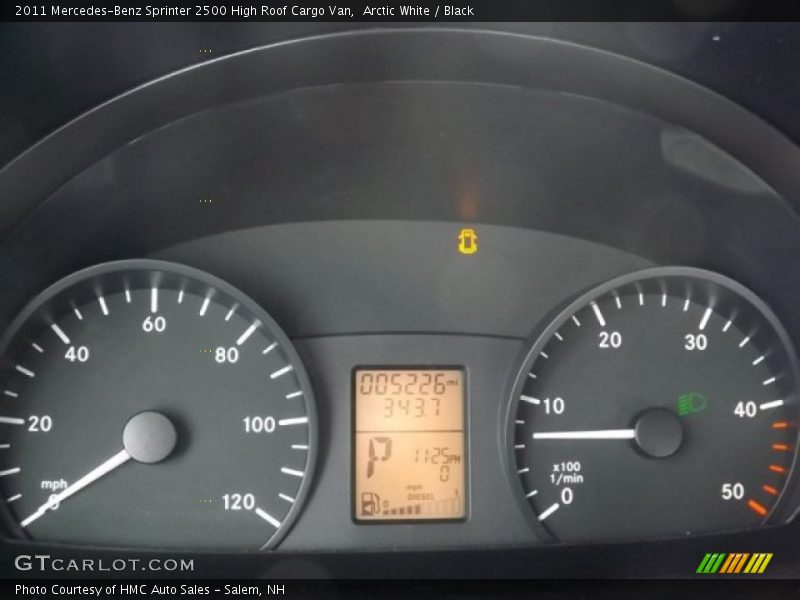 Arctic White / Black 2011 Mercedes-Benz Sprinter 2500 High Roof Cargo Van