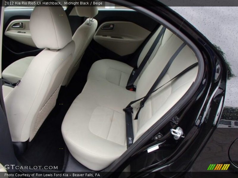 Midnight Black / Beige 2012 Kia Rio Rio5 LX Hatchback