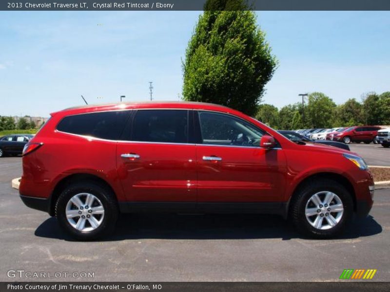 Crystal Red Tintcoat / Ebony 2013 Chevrolet Traverse LT