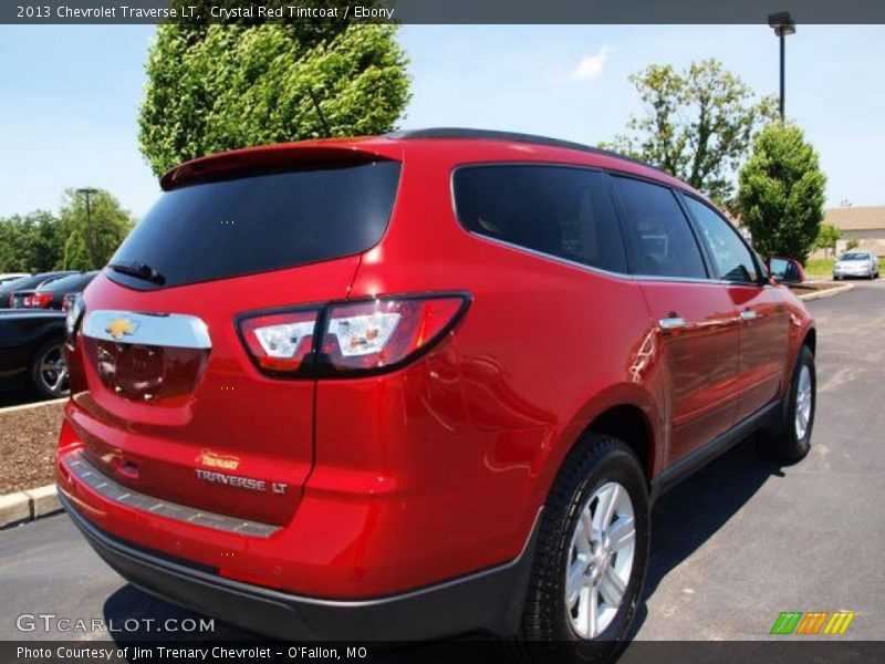 Crystal Red Tintcoat / Ebony 2013 Chevrolet Traverse LT
