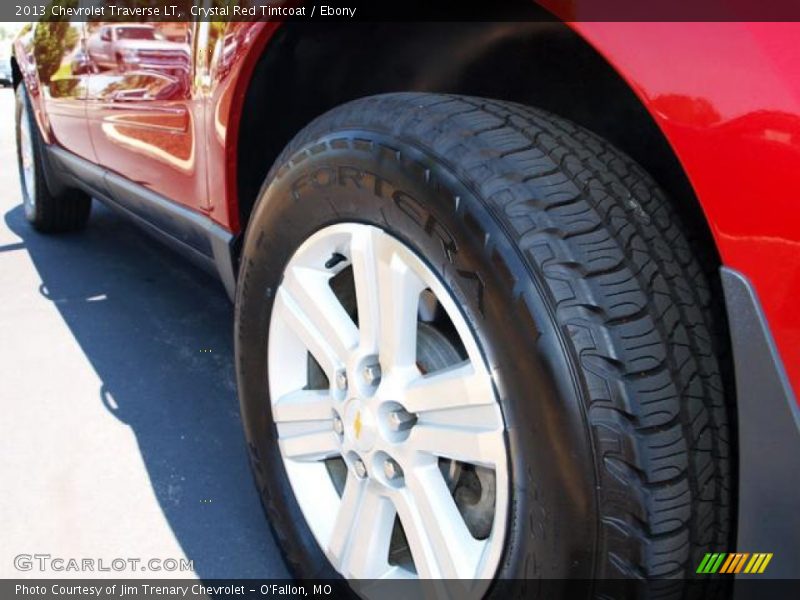 Crystal Red Tintcoat / Ebony 2013 Chevrolet Traverse LT