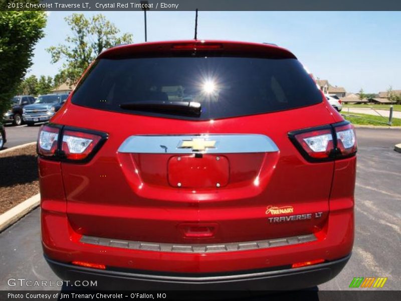 Crystal Red Tintcoat / Ebony 2013 Chevrolet Traverse LT