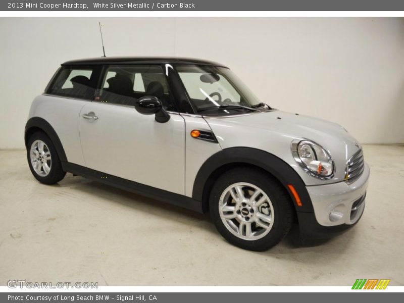 White Silver Metallic / Carbon Black 2013 Mini Cooper Hardtop