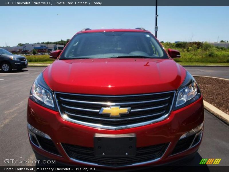 Crystal Red Tintcoat / Ebony 2013 Chevrolet Traverse LT