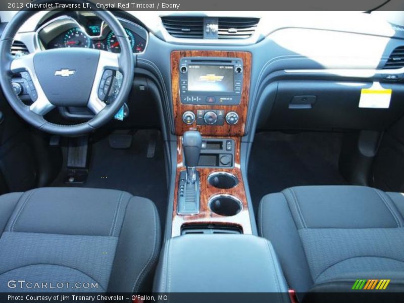 Crystal Red Tintcoat / Ebony 2013 Chevrolet Traverse LT
