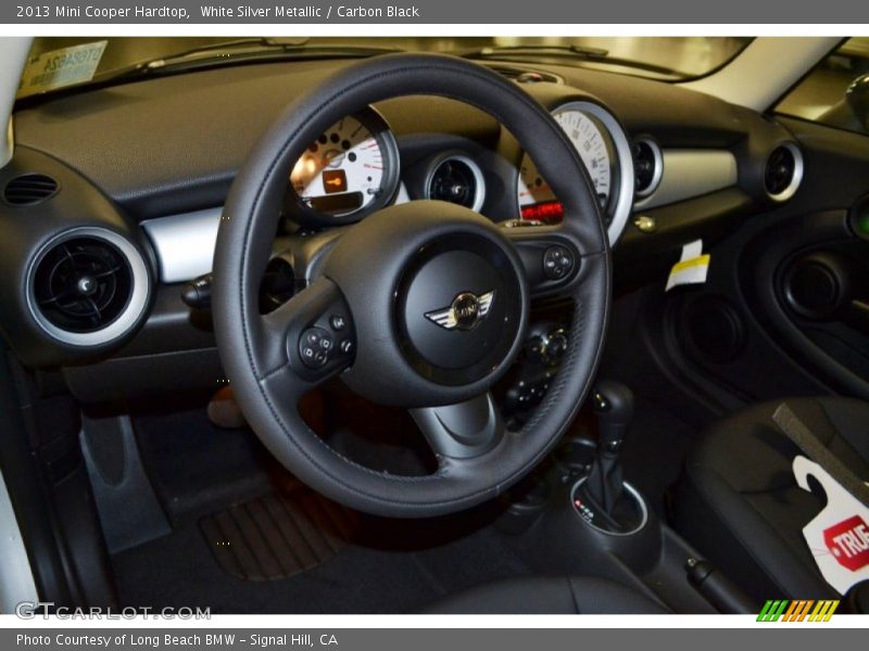 White Silver Metallic / Carbon Black 2013 Mini Cooper Hardtop