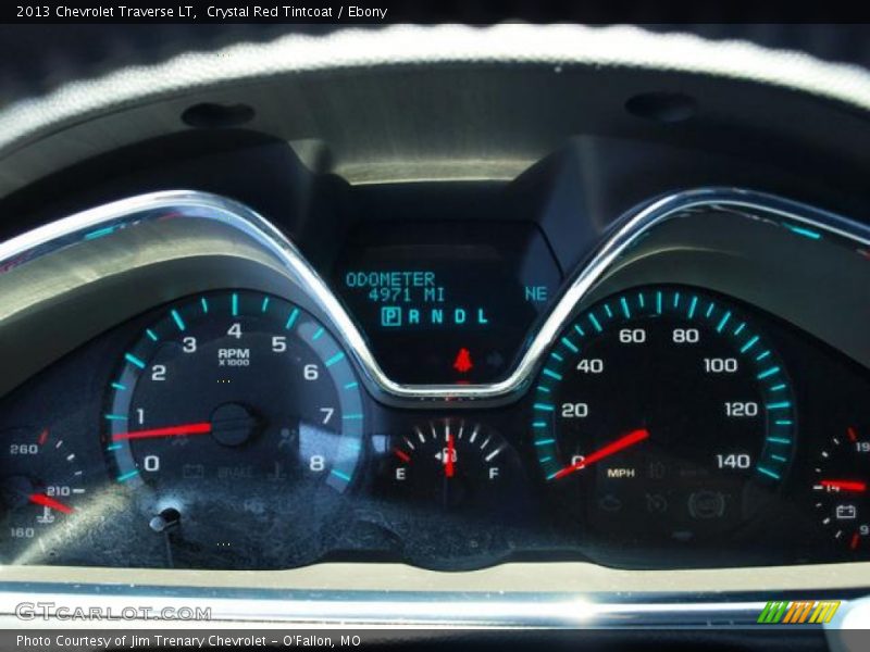 Crystal Red Tintcoat / Ebony 2013 Chevrolet Traverse LT