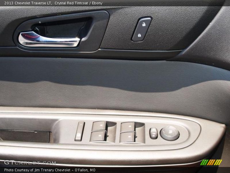 Crystal Red Tintcoat / Ebony 2013 Chevrolet Traverse LT