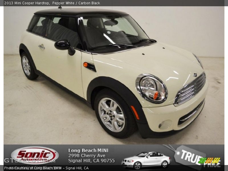 Pepper White / Carbon Black 2013 Mini Cooper Hardtop