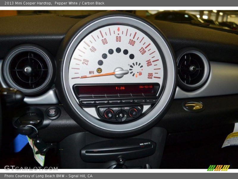 Pepper White / Carbon Black 2013 Mini Cooper Hardtop