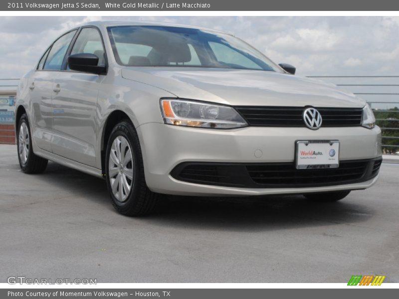 White Gold Metallic / Latte Macchiato 2011 Volkswagen Jetta S Sedan