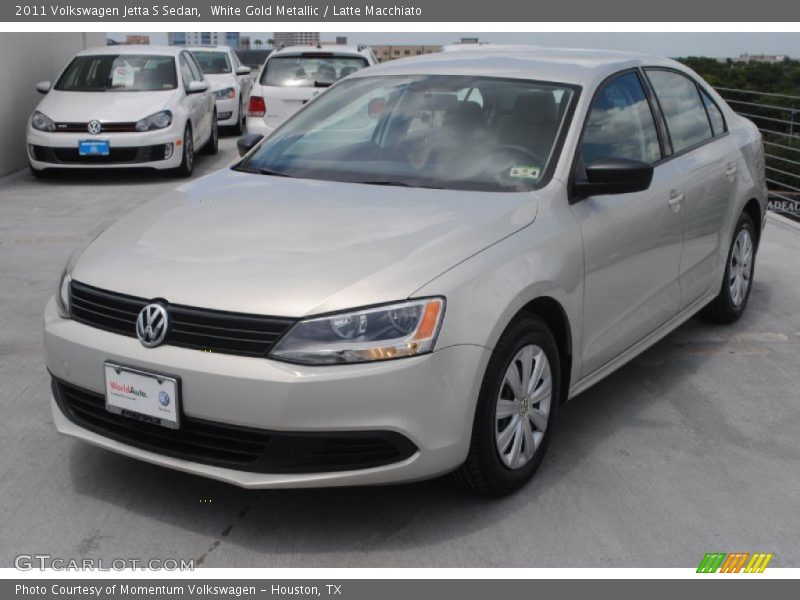 White Gold Metallic / Latte Macchiato 2011 Volkswagen Jetta S Sedan