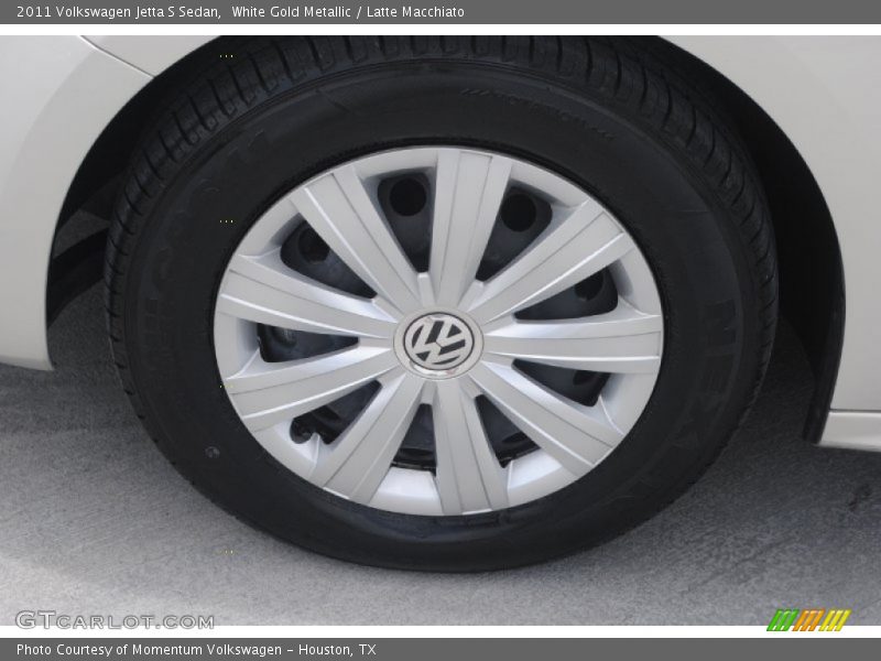 White Gold Metallic / Latte Macchiato 2011 Volkswagen Jetta S Sedan