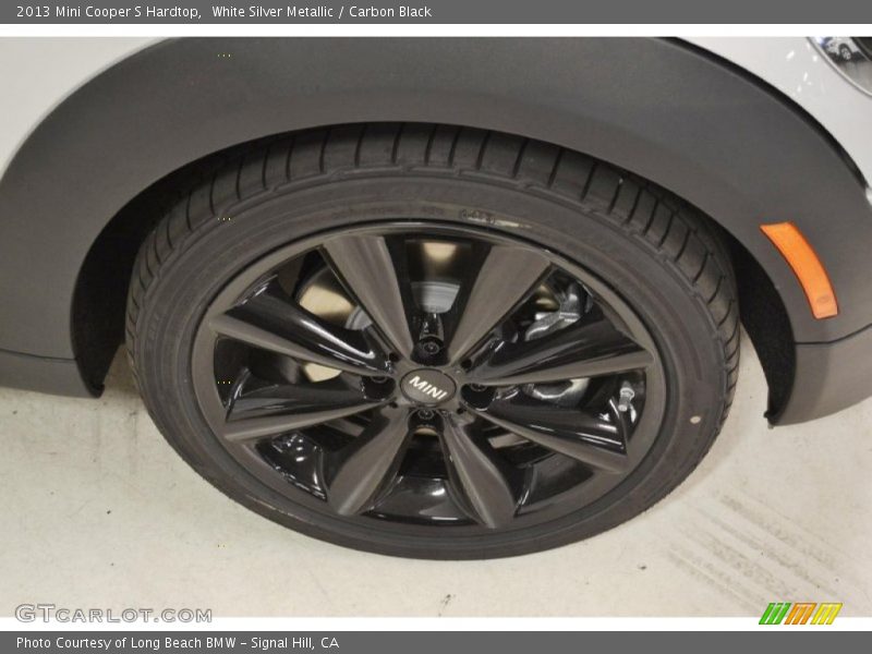 White Silver Metallic / Carbon Black 2013 Mini Cooper S Hardtop