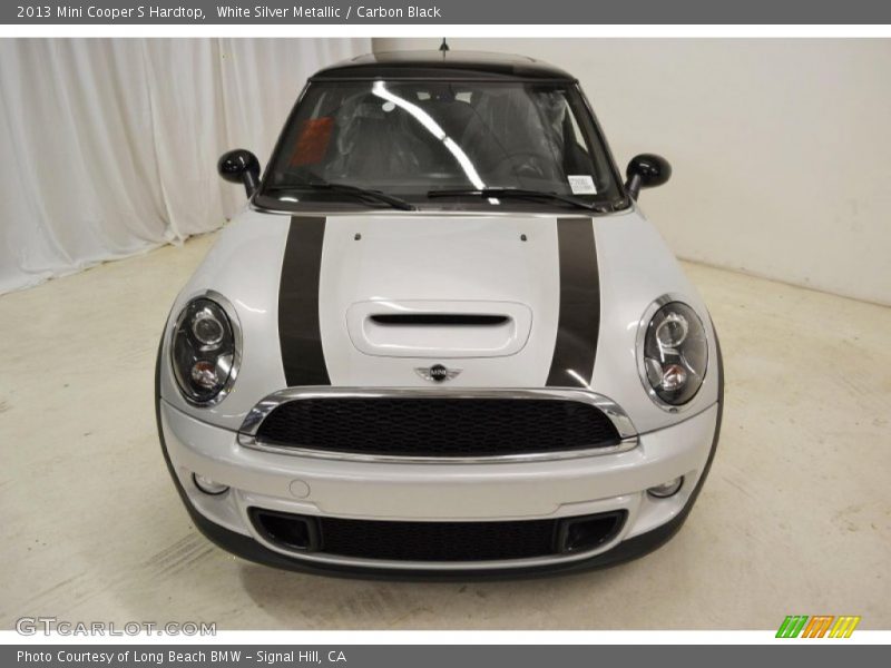 White Silver Metallic / Carbon Black 2013 Mini Cooper S Hardtop