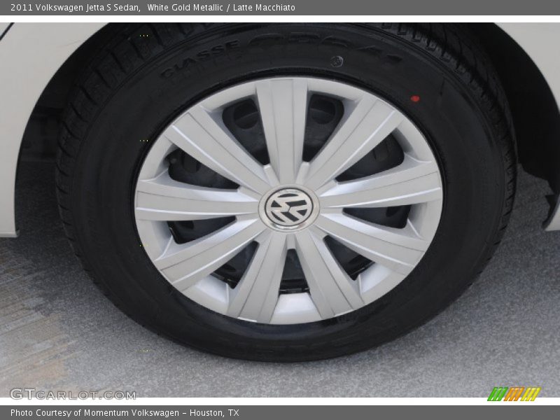 White Gold Metallic / Latte Macchiato 2011 Volkswagen Jetta S Sedan