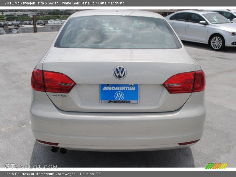 White Gold Metallic / Latte Macchiato 2011 Volkswagen Jetta S Sedan