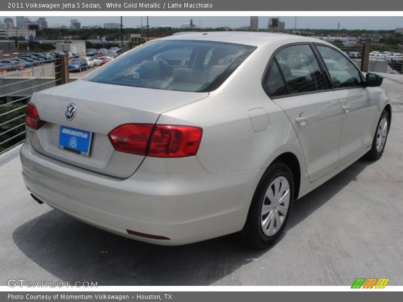 White Gold Metallic / Latte Macchiato 2011 Volkswagen Jetta S Sedan