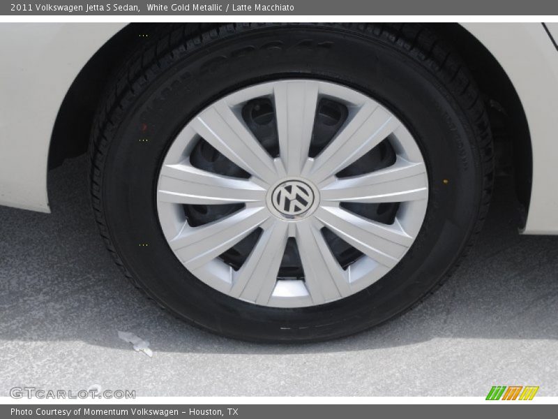 White Gold Metallic / Latte Macchiato 2011 Volkswagen Jetta S Sedan