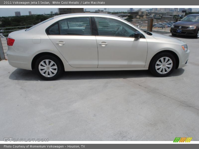 White Gold Metallic / Latte Macchiato 2011 Volkswagen Jetta S Sedan