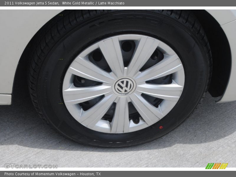 White Gold Metallic / Latte Macchiato 2011 Volkswagen Jetta S Sedan