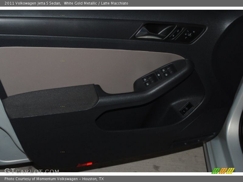 White Gold Metallic / Latte Macchiato 2011 Volkswagen Jetta S Sedan