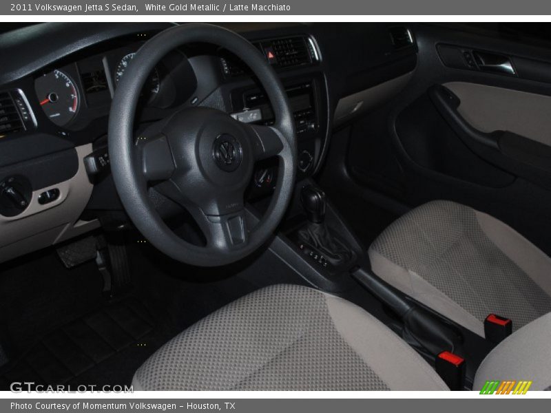 White Gold Metallic / Latte Macchiato 2011 Volkswagen Jetta S Sedan