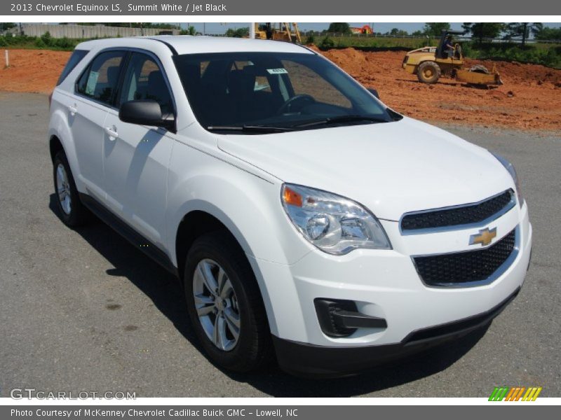Summit White / Jet Black 2013 Chevrolet Equinox LS