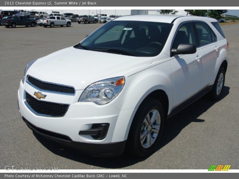 Summit White / Jet Black 2013 Chevrolet Equinox LS
