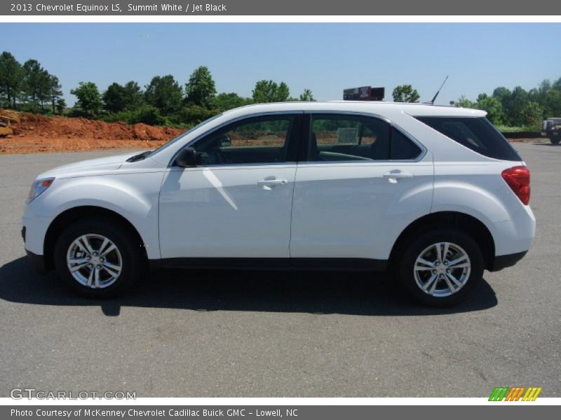 Summit White / Jet Black 2013 Chevrolet Equinox LS