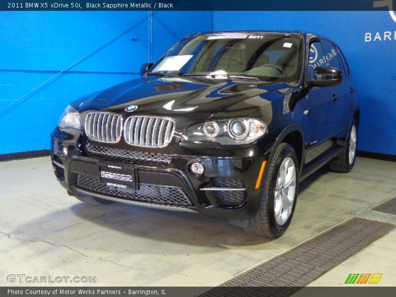 Black Sapphire Metallic / Black 2011 BMW X5 xDrive 50i