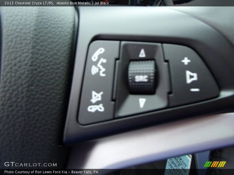 Atlantis Blue Metallic / Jet Black 2013 Chevrolet Cruze LT/RS