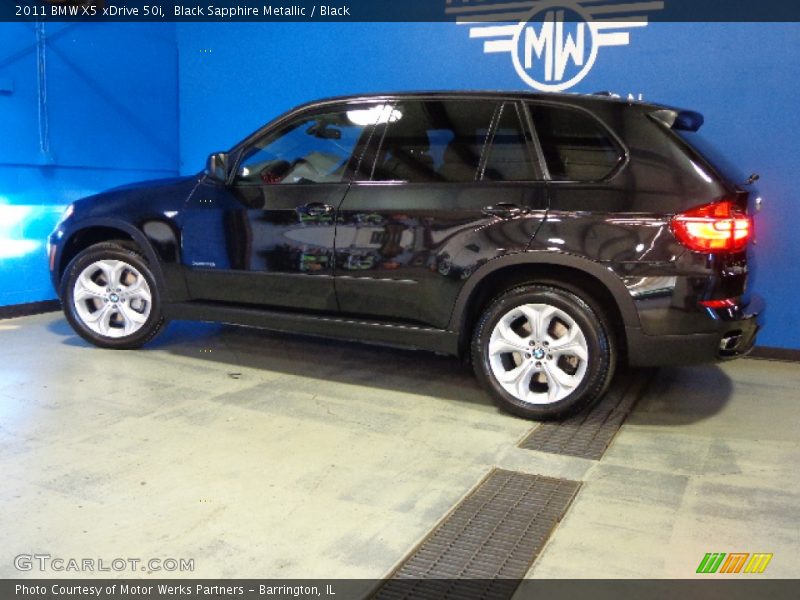 Black Sapphire Metallic / Black 2011 BMW X5 xDrive 50i